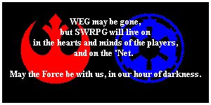 mourning WEG's SW-RPG