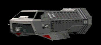 Prom szturmowy typu Gamma. Autor i źródło obrazka: X-Wing Alliance, LucasArts