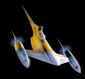 Myśliwiec Naboo N-1. Autor i źródło obrazka: zbiory autora
