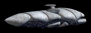Krążownik uderzeniowy. Autor i źródło obrazka: gra 'Rebellion' - LucasArts