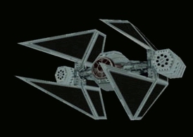 TIE Experimental M3 (TIE/e3). Autor i źródło obrazka: X-Wing Alliance, Lucasarts