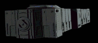 Barka kosmiczna X-26 StarHaul. Autor i źródło obrazka: Dark Forces, LucasArts