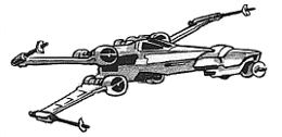 T-65BR X-wing (Recon-X). Autor i źródło obrazka: zbiory autora